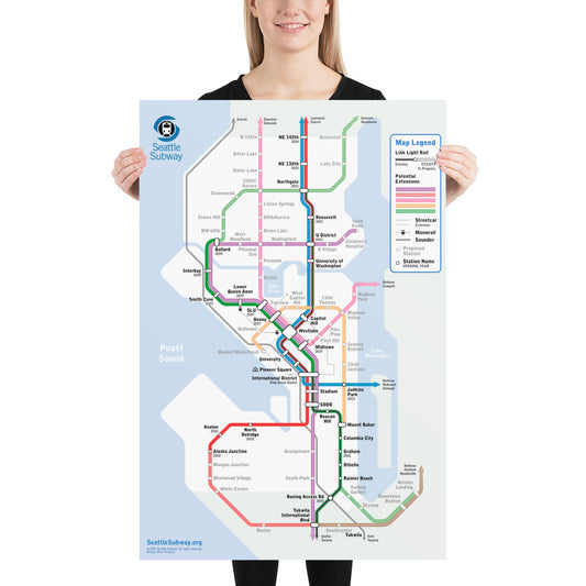 $60-120 DONATION - Gift of CIty Vision Map Poster