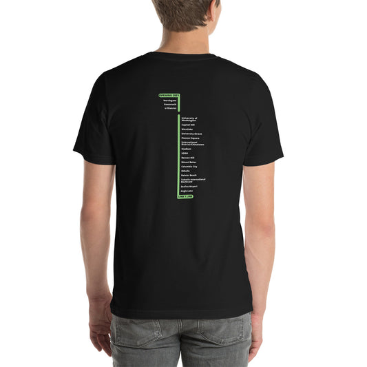 $50 DONATION - Gift of Seattle Subway Tee, Vintage Tri-Color Design